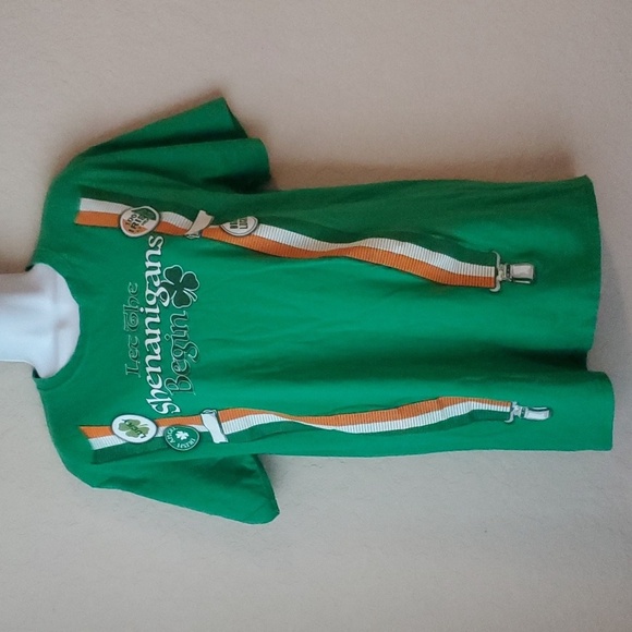 St. Patrick's Day T Shirt Adult M Green Shenanigans Irish Shirt - Picture 7 of 8